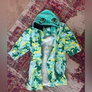 Saint Eve Kids' Turtle Hooded Bathrobe with Pockets
